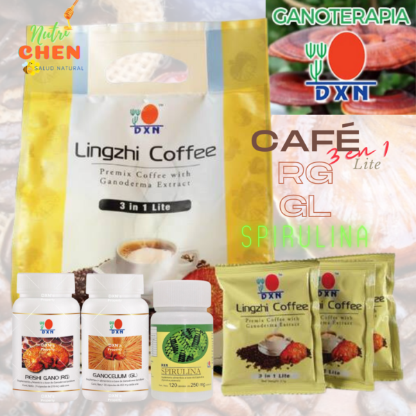 Kit de Ganoterapia con Lingzhi 3 en 1 Lite DXN