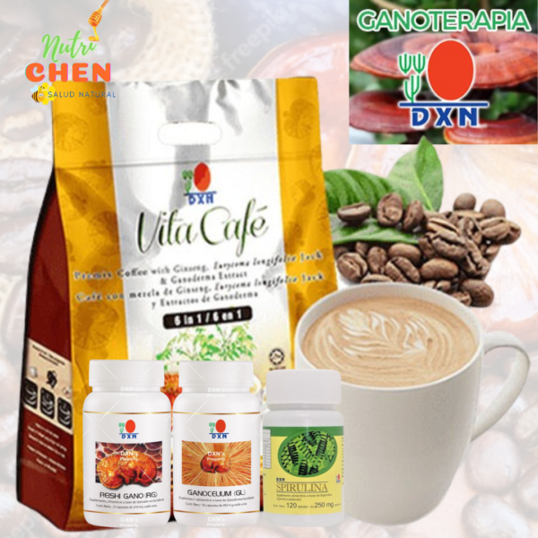 Kit de Ganoterapia con Vita Café 6 en 1 DXN